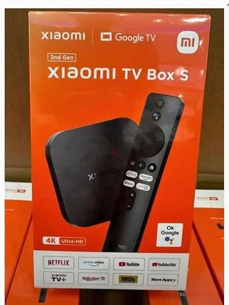 Xiaomi Mi Box S (2nd Gen): EU, 4K Ultra HD Streaming Media Player