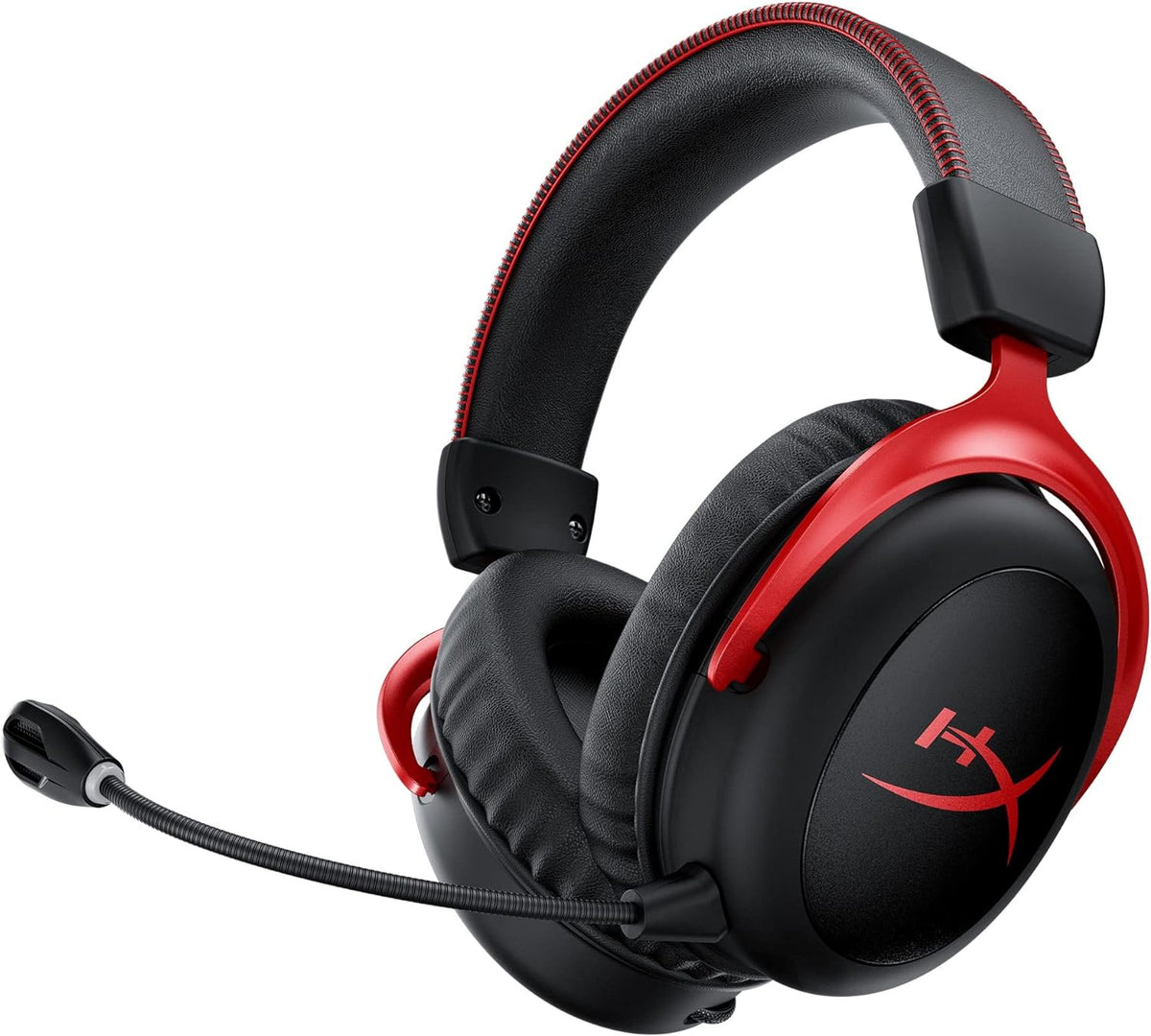 HyperX Cloud 2 Wireless Gaming Headset - For Pc, Ps4, Nintendo Switch, Detachable Noise Cancelling Microphone With Mic, Red