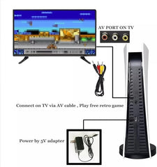 Game Station 5 USB Wired Video Game Console With 200 Classic Games 8 Bit GS5