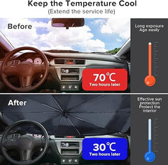 Car Windshield Sunshade Heat Block Umbrella