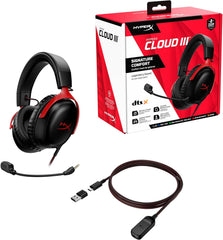 HyperX Cloud 3 Gaming Headset Black-Red