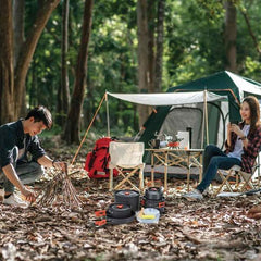 Green Lion Camping Cookware Set - OrangeBlack