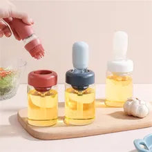 Kitchen Silicone Oil Bottle Oil Brush Baking Barbecue Grill Oil Brush Dispenser Pastry Steak Oil Brushes Kitchen Baking BBQ Tool