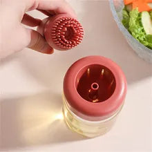 Kitchen Silicone Oil Bottle Oil Brush Baking Barbecue Grill Oil Brush Dispenser Pastry Steak Oil Brushes Kitchen Baking BBQ Tool