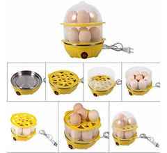 Multifunction Double Layer Electric Egg Boiler Cooking Tool Kitchen Utensils