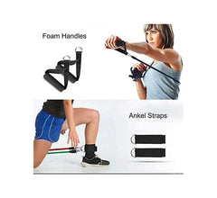 New Resistance Bands Set Yoga Exercise Fitness Band Rubber Loop Tube Bands Gym Fitness Exercise Pilates Yoga Brick 11PCS