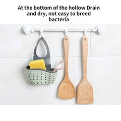 Kitchen Sink Holder Hanging Drain Basket Adjustable Soap Sponge Shelf Organizer Bathroom Faucet Holder Rack Kitchen Accessories