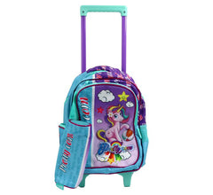 Unicorn Personalized Kids Rolling Luggage