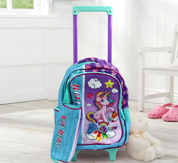 Unicorn Personalized Kids Rolling Luggage - Buygeeni