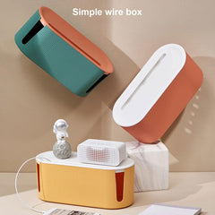 Multi-Use Charging Cable Organizer Box