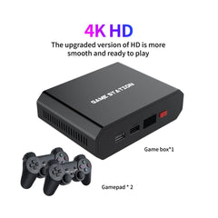 New M8 Plus Wireless Video Game Console 4K HD Display on TV Projector Monitor Classic Retro 10000 Games Double Controller Player