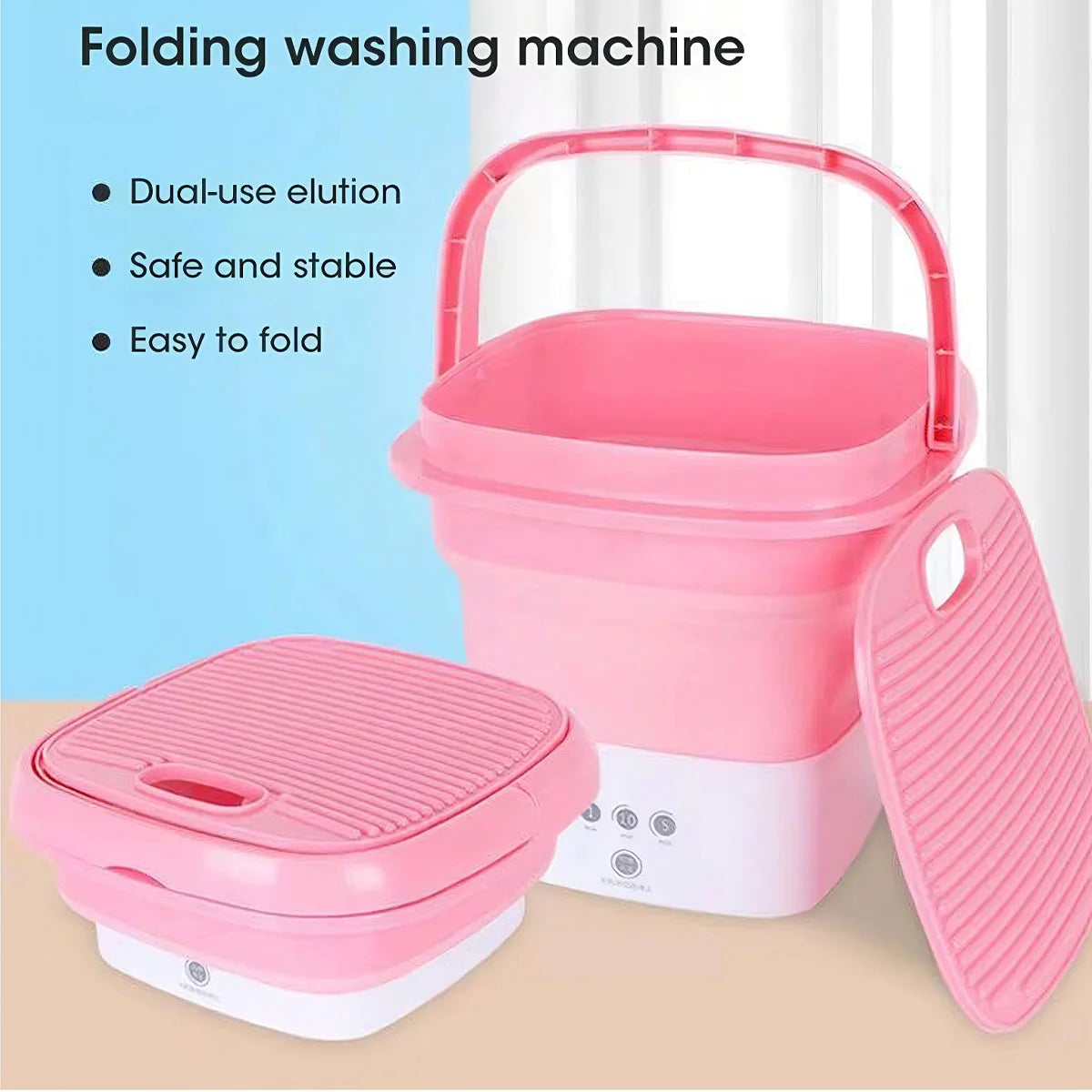 Portable Folding Washing Machine - Buygeeni