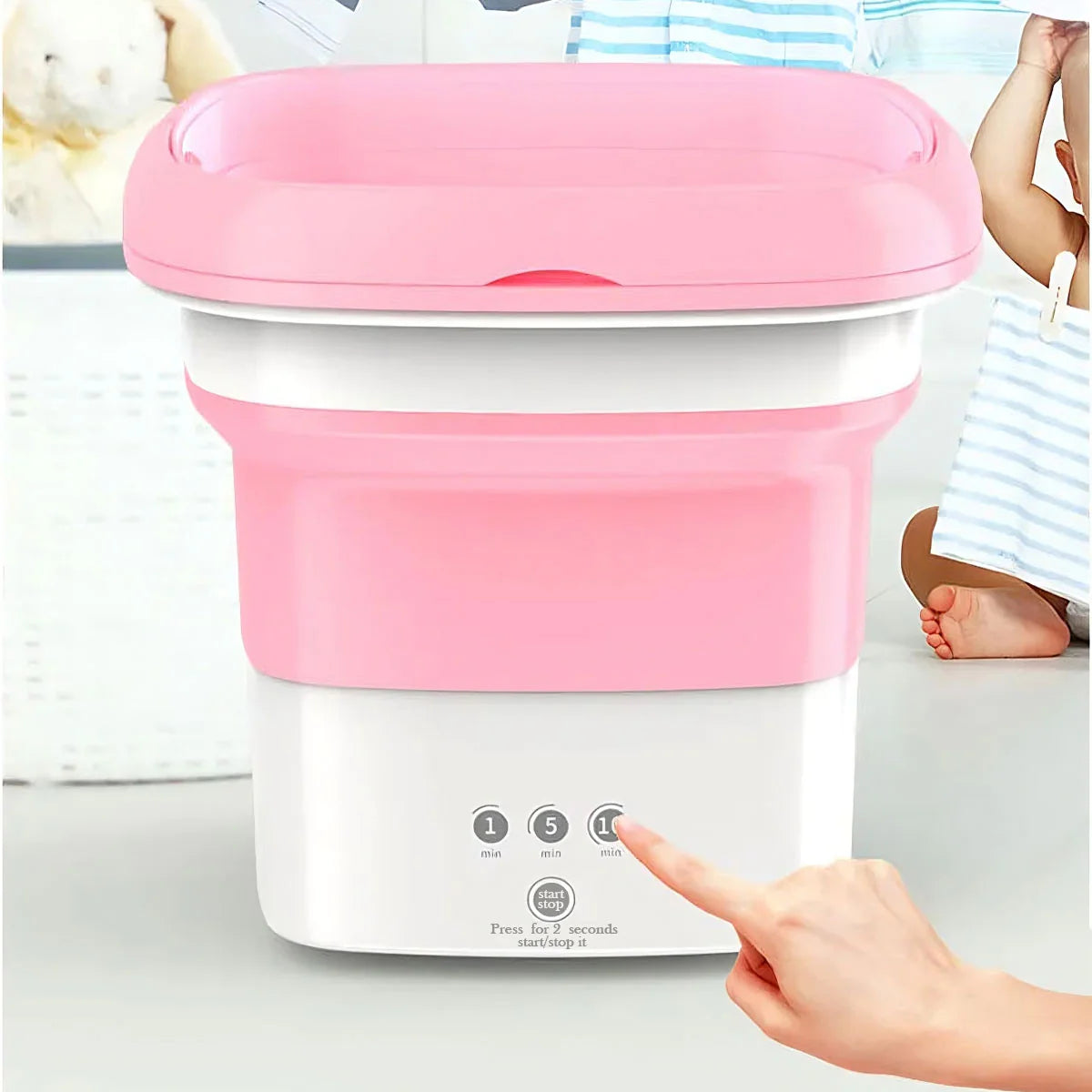 Portable Folding Washing Machine - Buygeeni