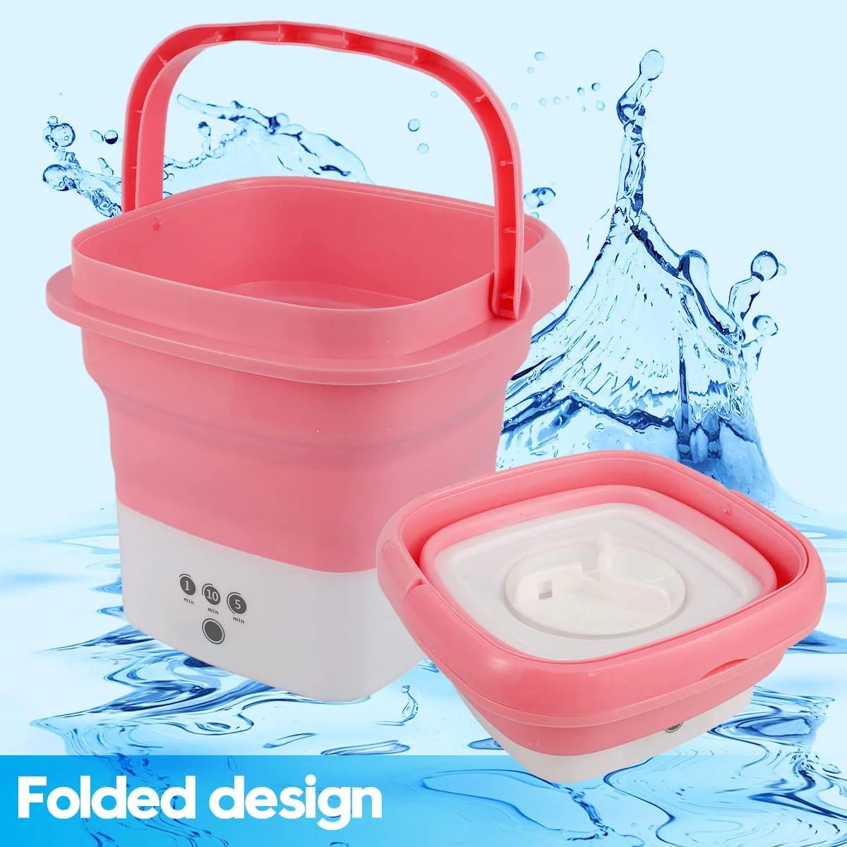 Portable Folding Washing Machine - Buygeeni