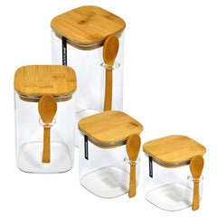 High Borocilicate Glass With Bamboo Lid