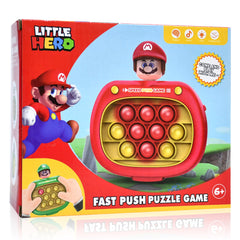 New Super Mario Game Anime Luigi Mario Bros Stress Relief Puzzle Electronic Game Machine Stress Relief Toy Children's Gift