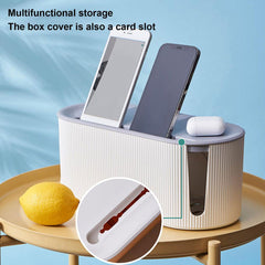 Multi-Use Charging Cable Organizer Box