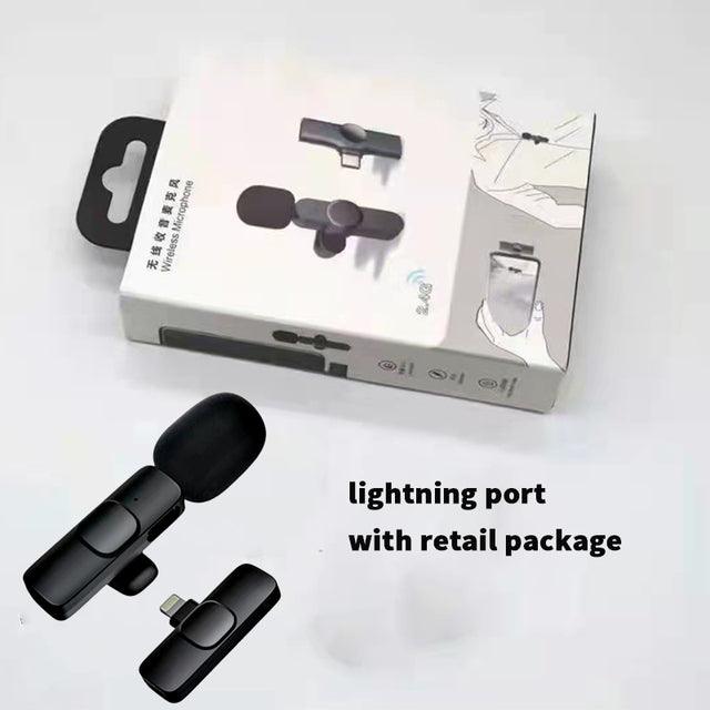 Wireless Lavalier Microphone Portable Audio Video Recording - Buygeeni