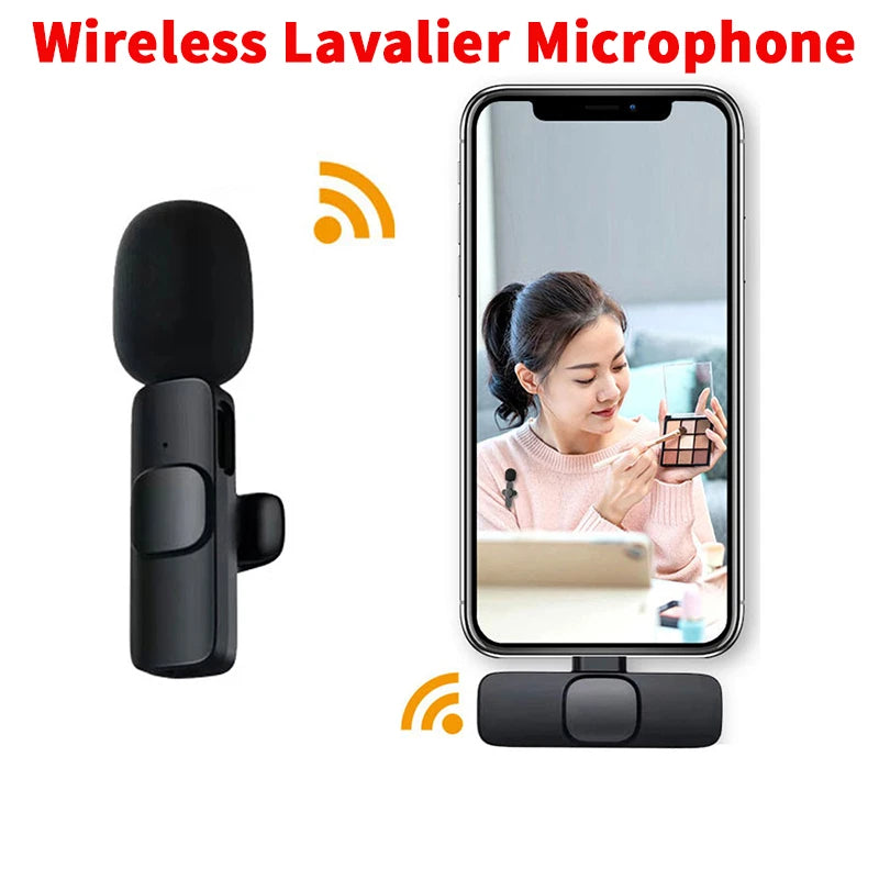 Wireless Lavalier Microphone Portable Audio Video Recording - Buygeeni