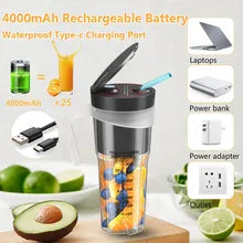 Xiaomi mini juicer USB rechargeable portable juicer cup home electric juicer portable blender