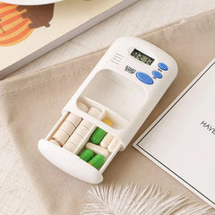 Medication and Supplement Keeper with Digital Display and Reminder