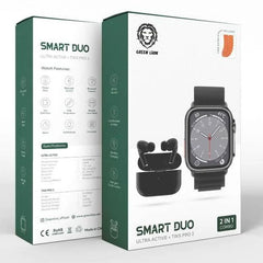 Green Lion 2 In 1 Smart Watch Duo Ultra Active TWS Pro 2 G1 Combo - Buygeeni