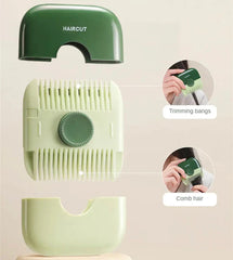 Portable comb for cutting children's hair safely and accurately