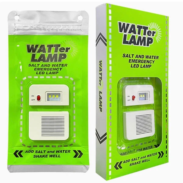 VKOSHA Salt Water Lamp Emergency Lighting - Buygeeni