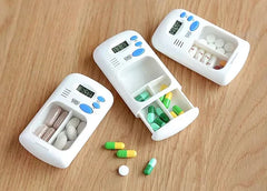 Medication and Supplement Keeper with Digital Display and Reminder