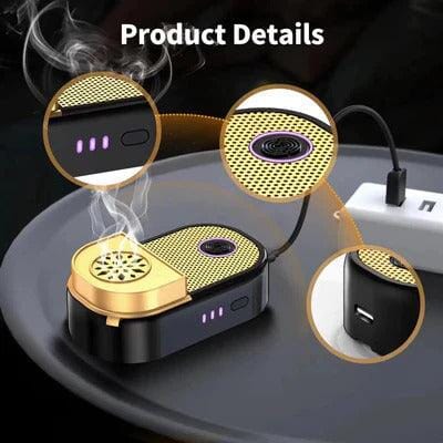 Portable rechargeable electric incense burner Portable rechargeable electric incense burner buygeeni 