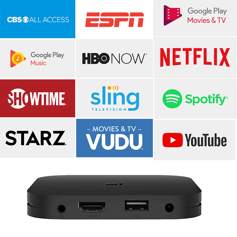 Xiaomi Mi Box S (2nd Gen) with 4K Ultra HD Streaming Media Player |Dual Band Connectivity |Google TV And Google Assistant & Remote Supported - Black Mi Box buygeeni 