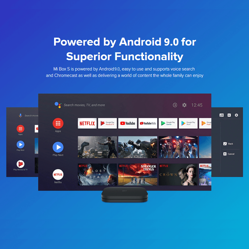 Xiaomi Mi Box S (2nd Gen) with 4K Ultra HD Streaming Media Player |Dual Band Connectivity |Google TV And Google Assistant & Remote Supported - Black Mi Box buygeeni 