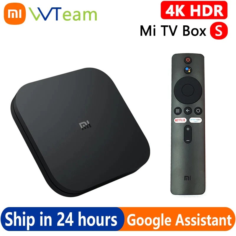 Xiaomi Mi Box S (2nd Gen) with 4K Ultra HD Streaming Media Player |Dual Band Connectivity |Google TV And Google Assistant & Remote Supported - Black Mi Box buygeeni 