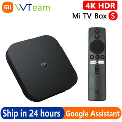 Xiaomi Mi Box S (2nd Gen) with 4K Ultra HD Streaming Media Player |Dual Band Connectivity |Google TV And Google Assistant & Remote Supported - Black Mi Box buygeeni 